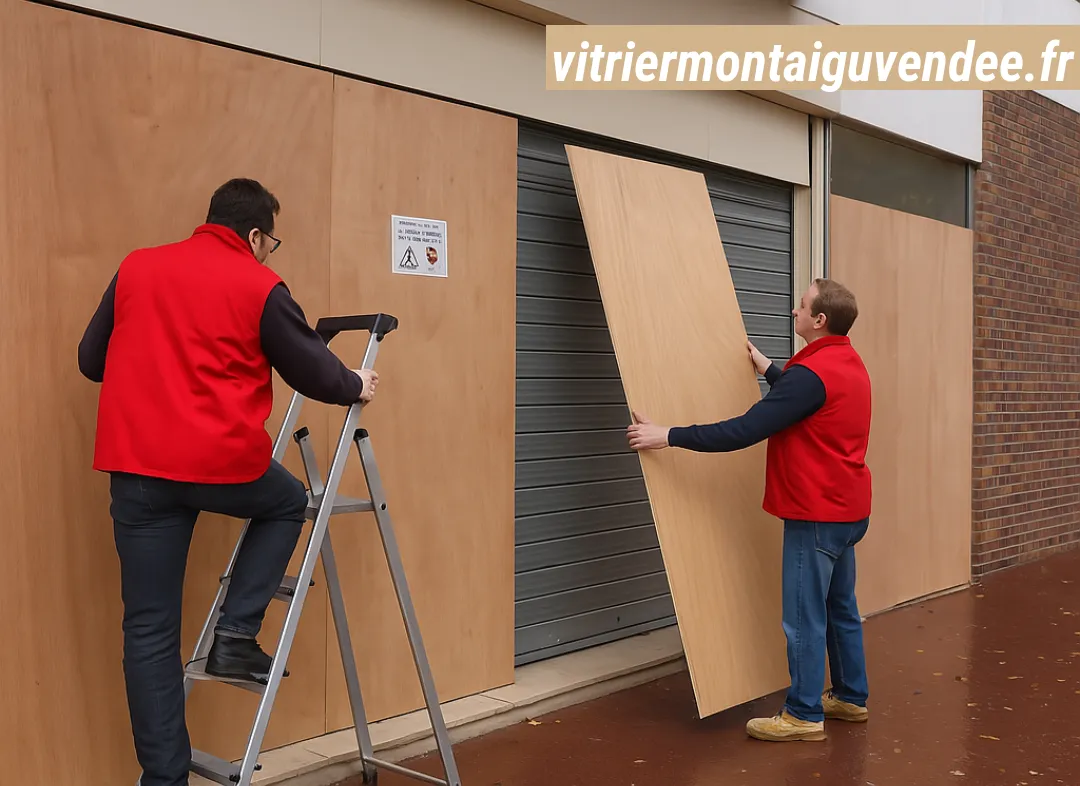 Mise en sécurité fermeture provisoire Montaigu-Vendée