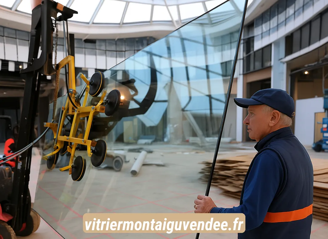 Remplacement de vitrine magasin Montaigu-Vendée